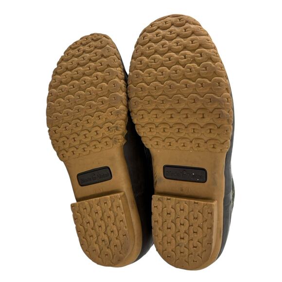 Vintage LL Bean Tall Leather Camouflage Duck Boots Womens Size 6.5 -7 Hunting - Picture 9 of 13